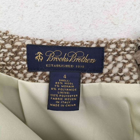 ブルックスブラザーズ BROOKS BROTHERS モヘア混 ウールタイトスカート レディース JPN:4