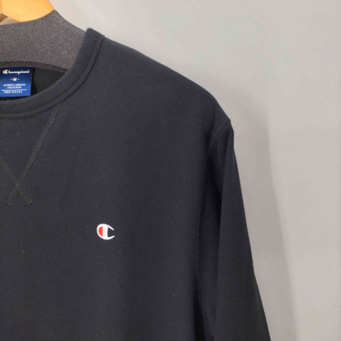 チャンピオン Champion ワンポイントロゴ刺繍 クルーネックスウェット レディース import:M