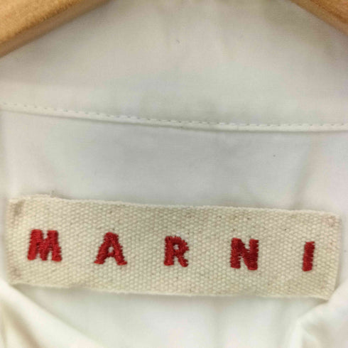 マルニ MARNI Wing collar Oversize Shirt Long Sleeve Dress Shirt ウィングカラー オーバーサイズ ドレス シャツ メンズ 36