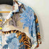 ザラ ZARA S/S レーヨン和柄アロハシャツ 虎 メンズ import:M