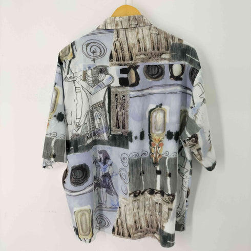 LRS エジプト柄 S/S シャツ メンズ 2XL