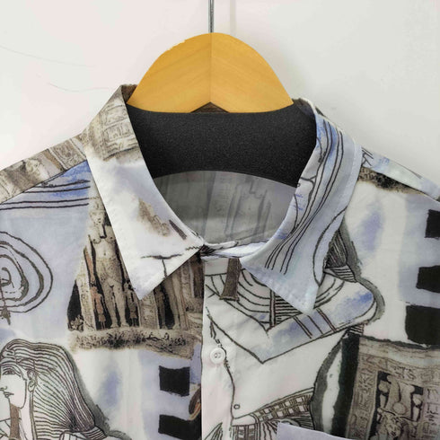 LRS エジプト柄 S/S シャツ メンズ 2XL
