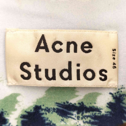 アクネストゥディオズ ACNE STUDIOS 19SS Simon Pine Vacation Shirt メンズ FR:46