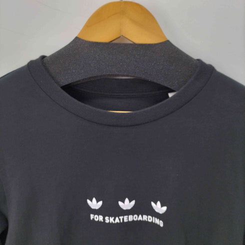 アディダスオリジナルス adidas Originals フロントプリント L/S Tシャツ メンズ import:L