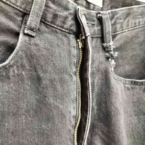 ネヴァーフォーゲット NVRFRGT 23AW 3D Twisted Jeans ツイステッド ジーンズ ブラック デニム パンツ メンズ JPN:1