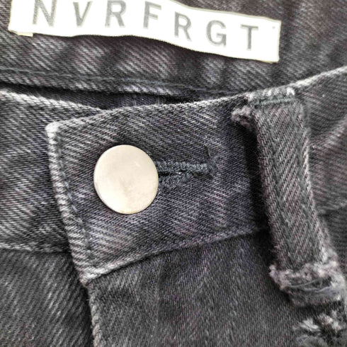 ネヴァーフォーゲット NVRFRGT 23AW 3D Twisted Jeans ツイステッド ジーンズ ブラック デニム パンツ メンズ JPN:1