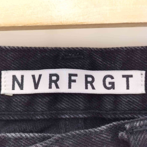 ネヴァーフォーゲット NVRFRGT 23AW 3D Twisted Jeans ツイステッド ジーンズ ブラック デニム パンツ メンズ JPN:1