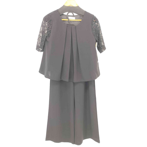 lace ladies 袖レースパンツセットアップ レディース