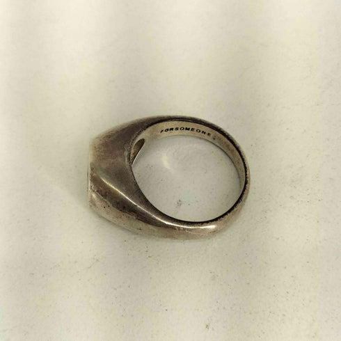 フォーサムワン FORSOMEONE PEACE SILVER RING メンズ 11号