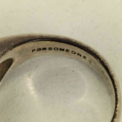 フォーサムワン FORSOMEONE PEACE SILVER RING メンズ 11号