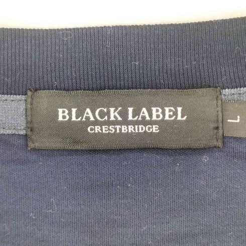 ブラックレーベルクレストブリッジ BLACK LABEL CRESTBRIDGE ロゴプリント S/S Tシャツ メンズ JPN:L
