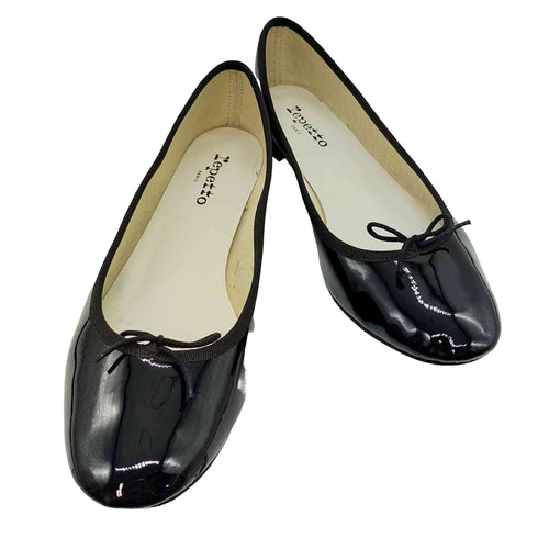 レペット repetto CENDRILLON エナメルパンプス サンドリオン バレリーナ バレエシューズ パテントレザー レディース 39 1/2