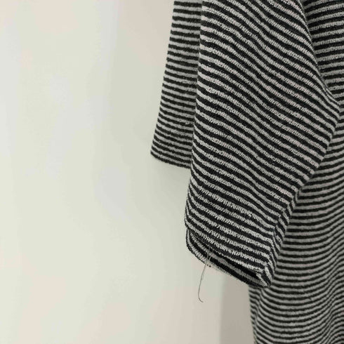 チャンピオン Champion パイル地 ボーダー柄クルーネックtシャツ 短丈 メンズ JPN:S
