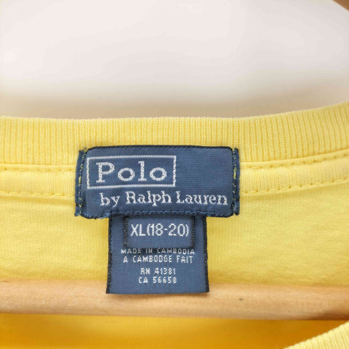 ポロバイラルフローレン Polo by RALPH LAUREN ナンバリングクルーネックTシャツ メンズ JPN:XL