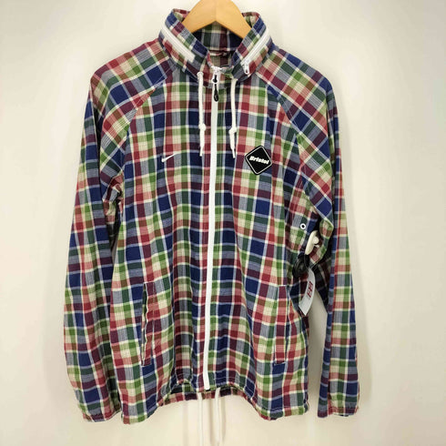 エフシーレアルブリストル F.C.Real Bristol 12SS CHECK WARM UP JKT チェック ジップアップ ウォームアップ ジャケット パンツ セットアップ メンズ M