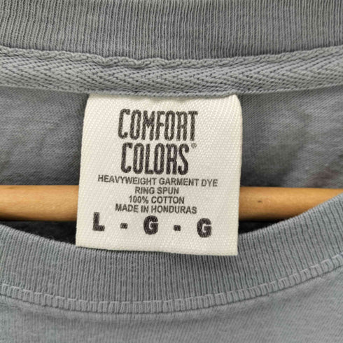 コンフォートカラーズ COMFORT COLORS アニマルプリント ポケットクルーネックTシャツ メンズ JPN:L