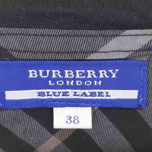 バーバリーブルーレーベル BURBERRY BLUE LABEL ノバチェック切替 S/S Tシャツ レディース 38