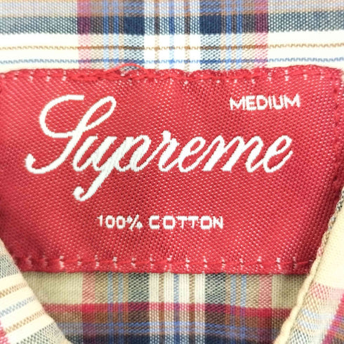 シュプリーム Supreme Plaid L/S Shirt メンズ import:M