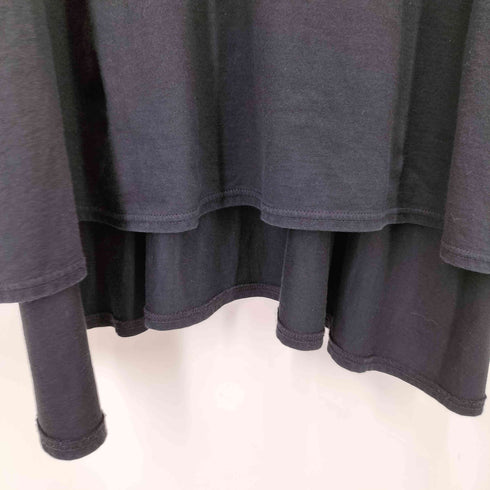 ミズイロインド mizuiro ind クルーネックワイドTシャツ レディース