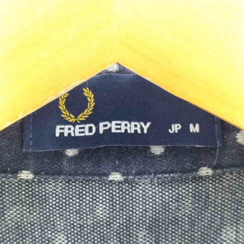フレッドペリー FRED PERRY 月桂樹刺しゅう ポルカドット 半袖シャツ レディース JPN:M