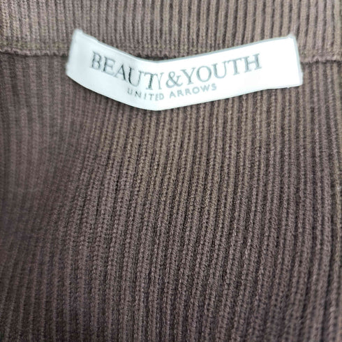 ビューティーアンドユースユナイテッドアローズ BEAUTY & YOUTH UNITED ARROWS リブニットボタンビスチェ レディース