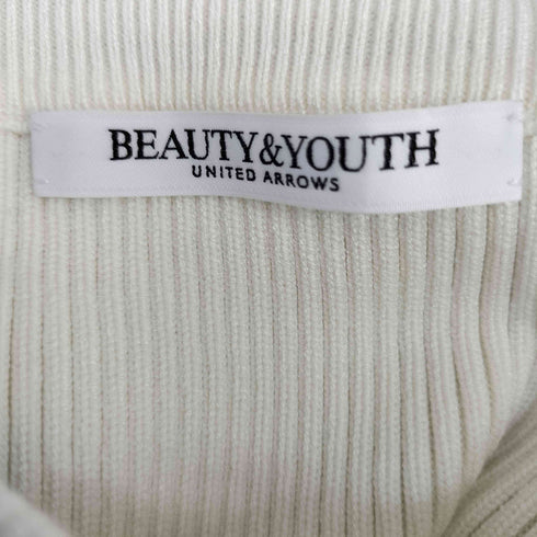 ビューティーアンドユースユナイテッドアローズ BEAUTY & YOUTH UNITED ARROWS リブニットボタンビスチェ レディース