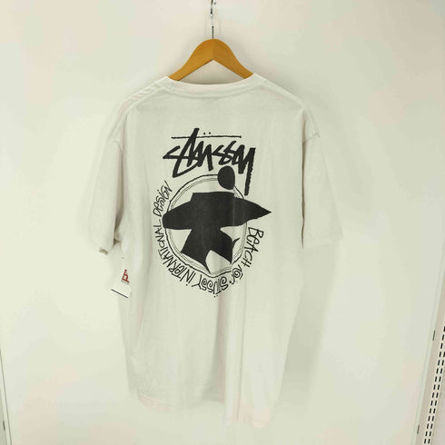 ステューシー Stussy BEACH ROOTS PIGMENT DYED TEE サーフマン USA製 メンズ JPN:XL