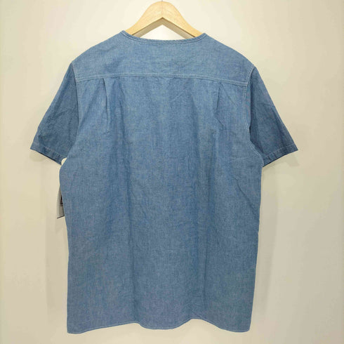 エクストララージ XLARGE ノーカラー ポケットシャンブレーシャツ メンズ JPN:XL