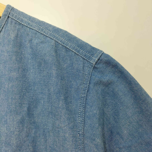 エクストララージ XLARGE ノーカラー ポケットシャンブレーシャツ メンズ JPN:XL