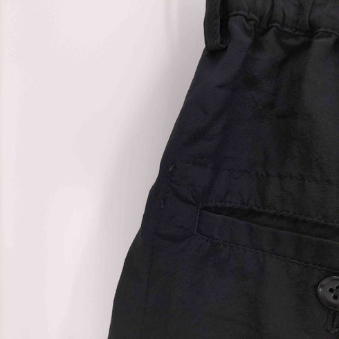 ヨウジヤマモトプールオム Yohji Yamamoto POUR HOMME 裾リブ ウールシルク混紡 ベイカーハーフパンツ メンズ 2