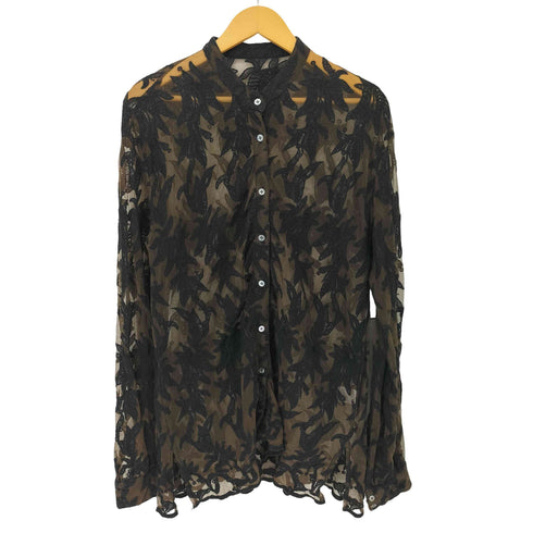 ローズバッド ROSE BUD 24SS シアーレースシャツ レディース