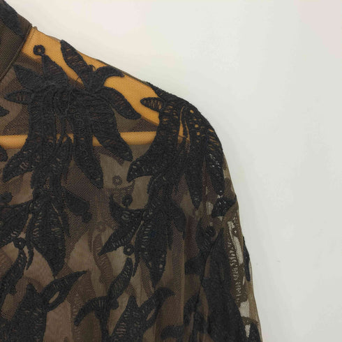 ローズバッド ROSE BUD 24SS シアーレースシャツ レディース