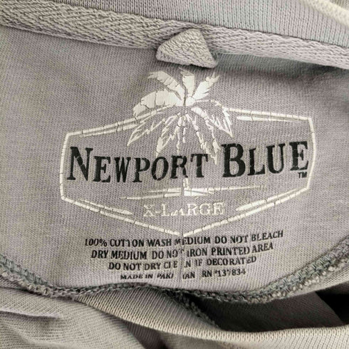 NEWPORT BLUE クラシックカー プリント Tシャツ メンズ import:XL