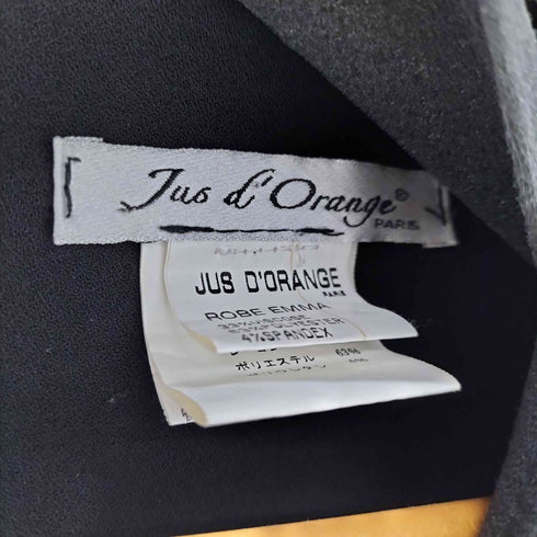 JUS D'ORANGE レーヨン混フリルデザインノースリーブワンピース レディース