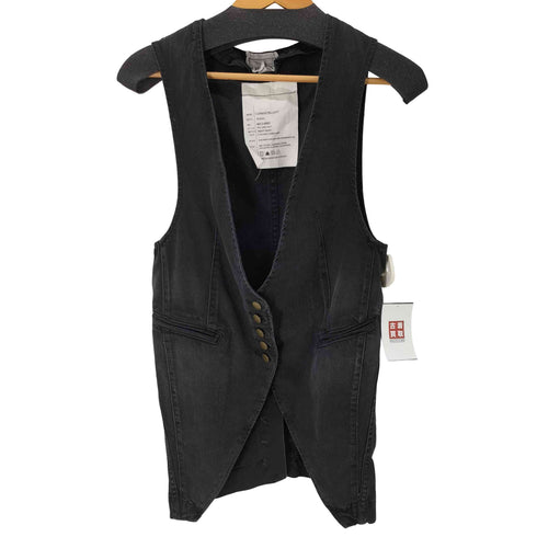 カレントエリオット CURRENT/ELLIOT the long vest デニムタキシードベスト レディース JPN:1