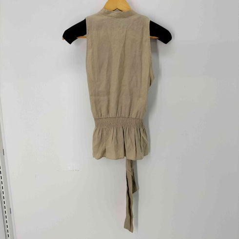 ザラ ZARA リボンデザインノースリーブベスト レディース import:S