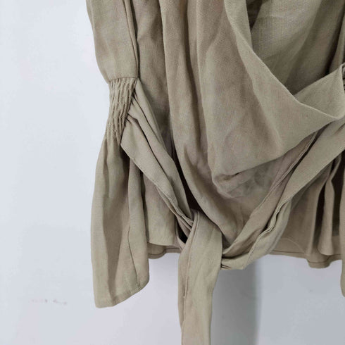 ザラ ZARA リボンデザインノースリーブベスト レディース import:S