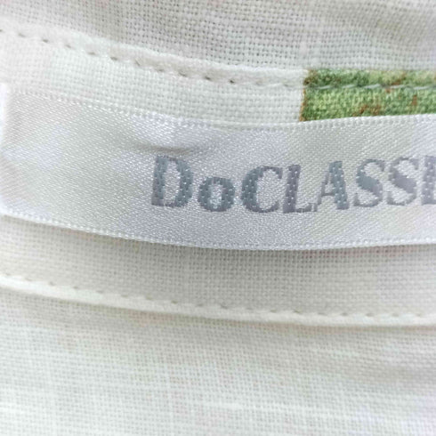 ドゥクラッセ DoCLASSE フローラル リネン シャツ チュニック ワンピース レディース JPN:9号