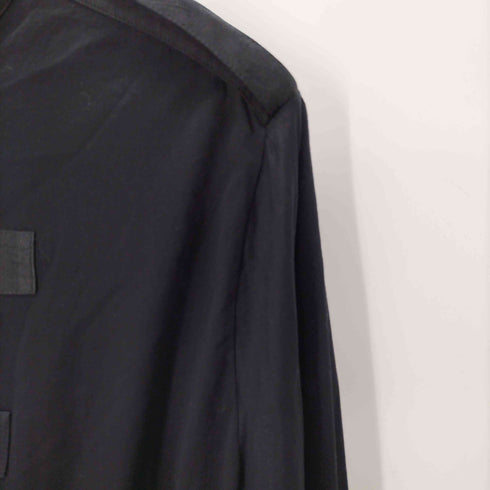 L/S フロントデザイン切替比翼シャツ メンズ