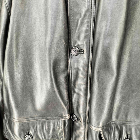 DOUGLE HOMME 羊革 レザージャケット メンズ import:XL
