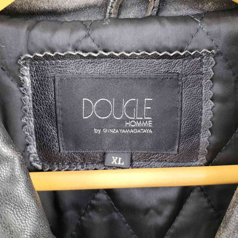 DOUGLE HOMME 羊革 レザージャケット メンズ import:XL