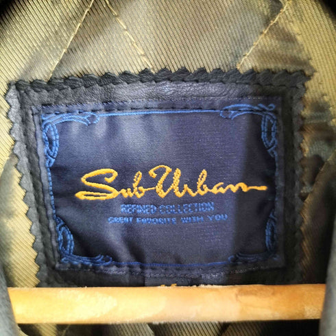 SUB URBAN 牛革 レザージャケット メンズ import:M