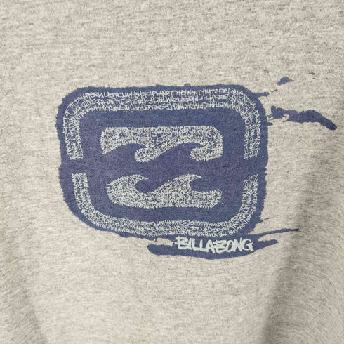 ビラボン BILLABONG 90S USA製 S/S フロントロゴ Tシャツ メンズ import:M