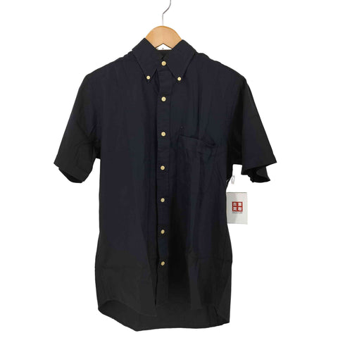 ランズエンド LANDS END コットンギャバジン ボタンダウン半袖シャツ メンズ import:S