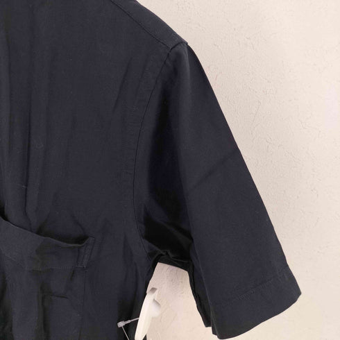 ランズエンド LANDS END コットンギャバジン ボタンダウン半袖シャツ メンズ import:S