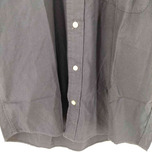 ランズエンド LANDS END コットンギャバジン ボタンダウン半袖シャツ メンズ import:S