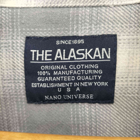 ナノユニバース NANO universe THE ALASKAN 別注 オンブレチェックシャツ メンズ JPN:M
