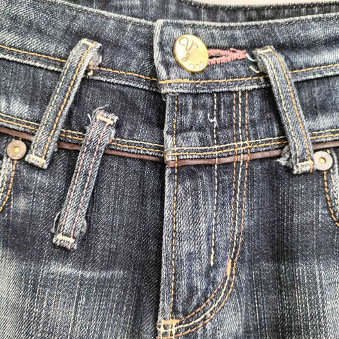 サムシング SOMETHING Vienus Jean Y2K ブーツカット デニムパンツ レディース 28×33