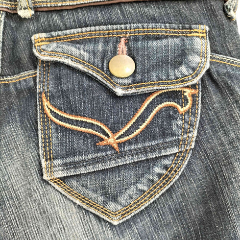 サムシング SOMETHING Vienus Jean Y2K ブーツカット デニムパンツ レディース 28×33