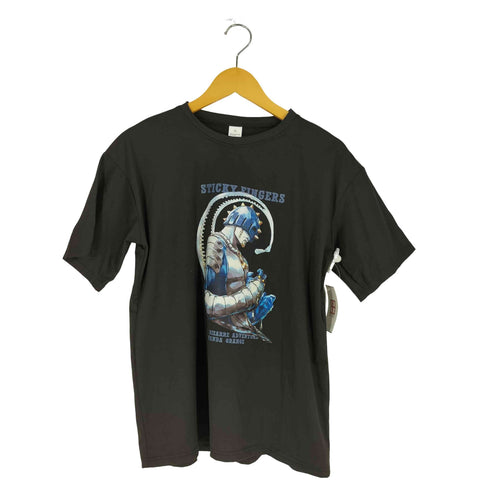 アニメキャラクタープリント Tシャツ メンズ import:XL